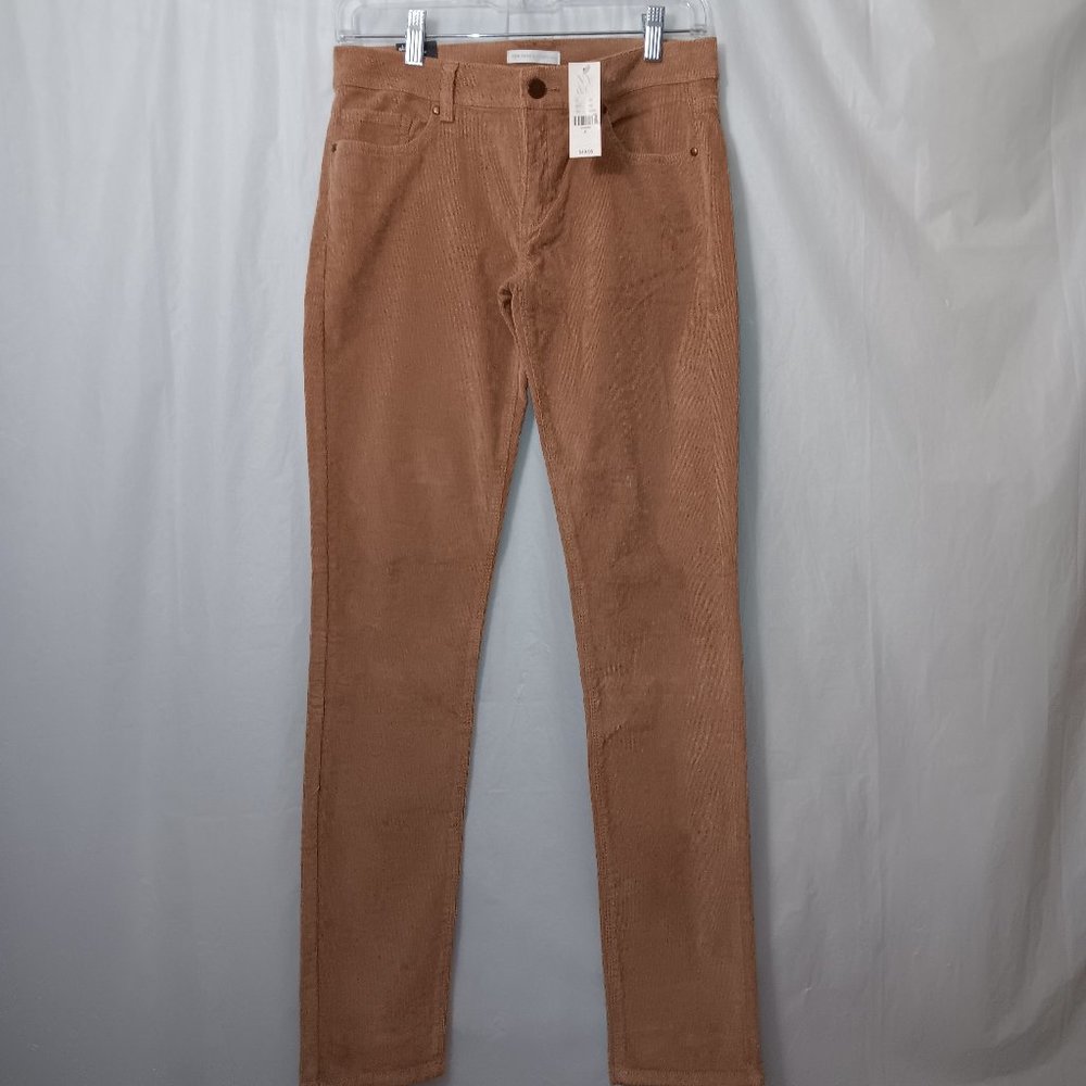 NEW YORK & COMPANY WOMEN'S SKINNY CORDUROY PANTS COTTON BLEND SIZE 0